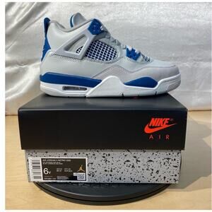 Nike Jordan 4 Retro “Military Industrial Blue” Y6 NIB